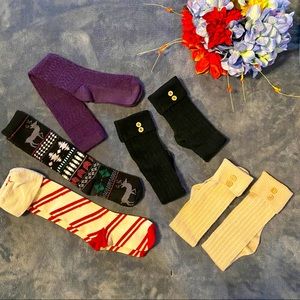 Bundle of Cute Knee-High/Boot Socks